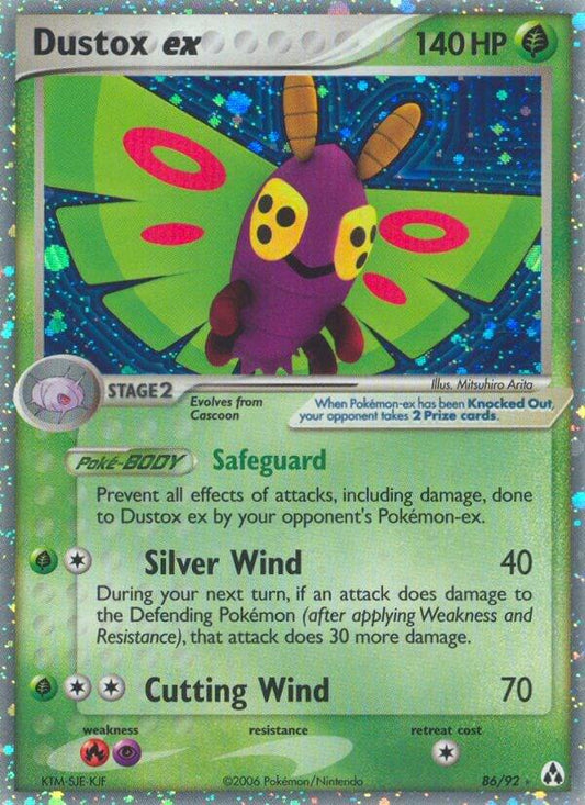 Pokemon Dustox ex 86/92 Legend Maker