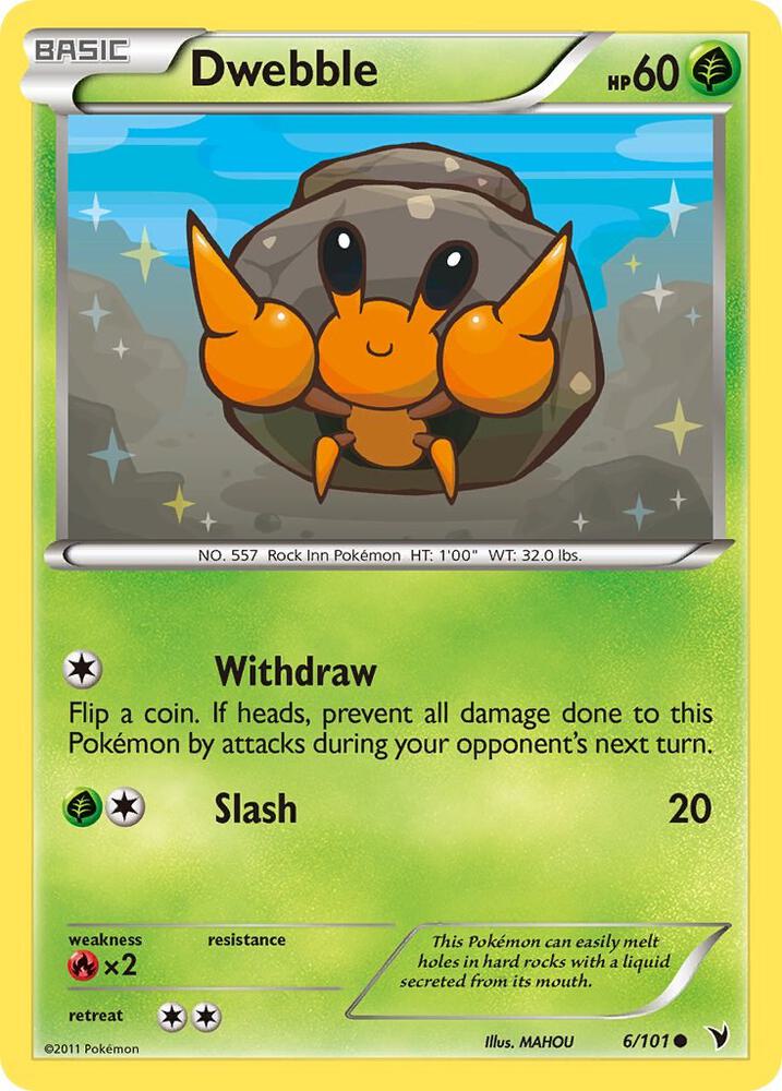 Pokemon Dwebble 6/101 Noble Victories
