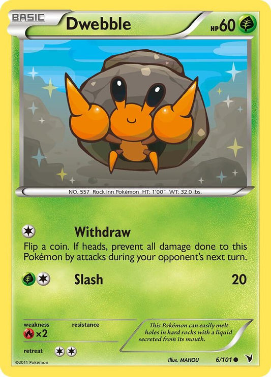 Pokemon Dwebble 6/101 Noble Victories