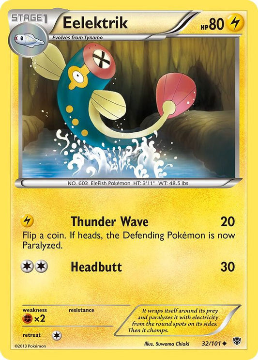 Pokemon Eelektrik 32/101 Plasma Blast
