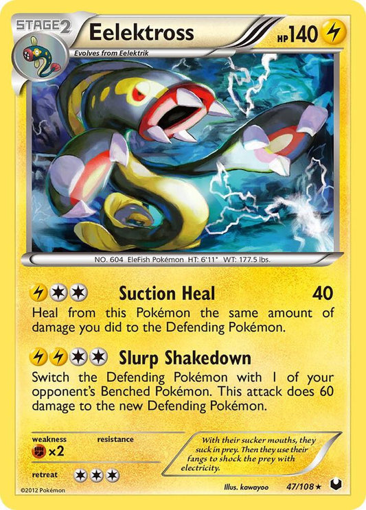 Pokemon Eelektross 47/108 Dark Explorers