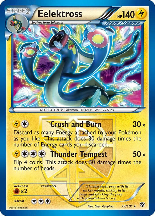 Pokemon Eelektross 33/101 Plasma Blast