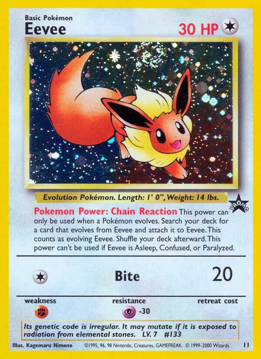 Pokemon Eevee #11 WOTC Promo