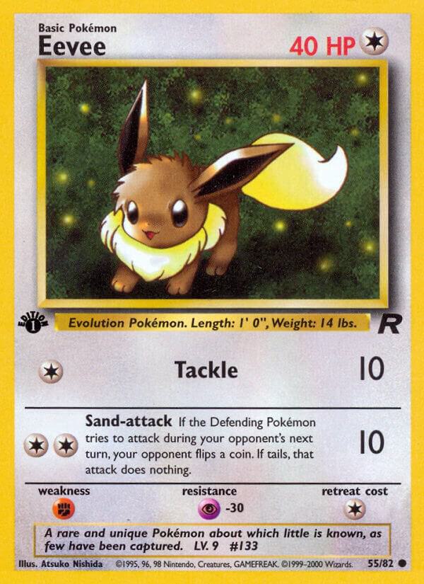Pokemon Eevee #55 Team Rocket