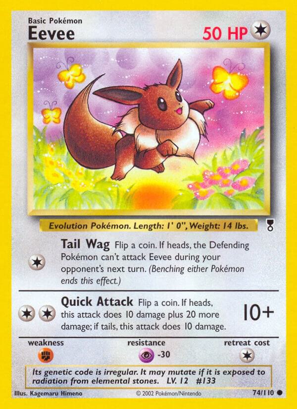 Pokemon Eevee 74/110 Legendary Collection