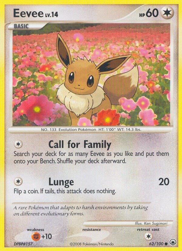 Pokemon Eevee 62/100 Majestic Dawn