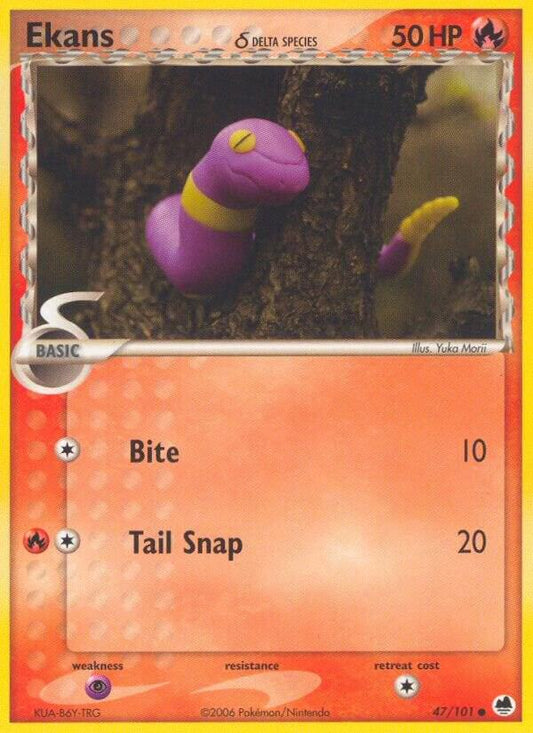 Pokemon Ekans δ 47/101 Dragon Frontiers
