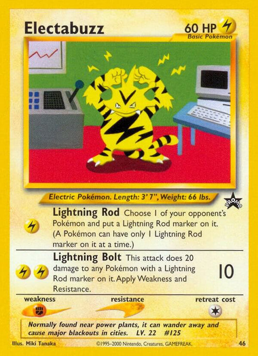 Pokemon Electabuzz #46 WOTC Promo