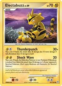 Pokemon Electabuzz 81/130 Diamond & Pearl