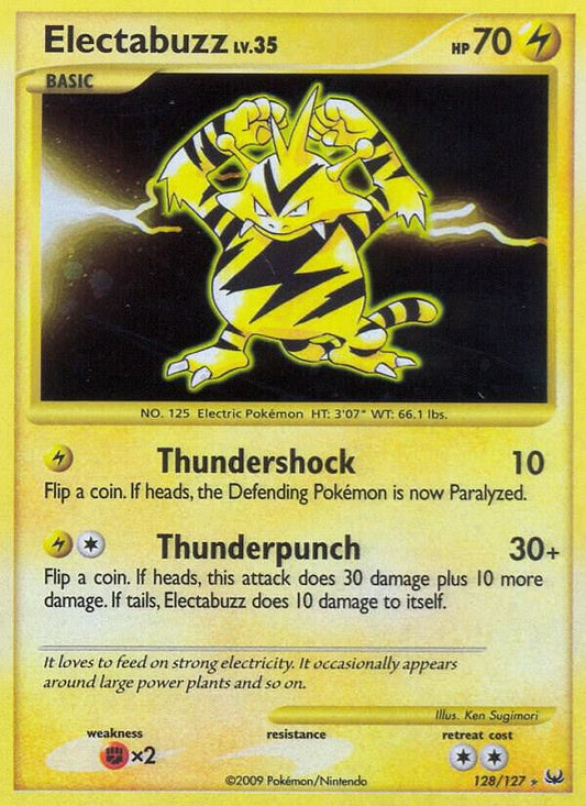 Pokemon Electabuzz 128/127 Platinum