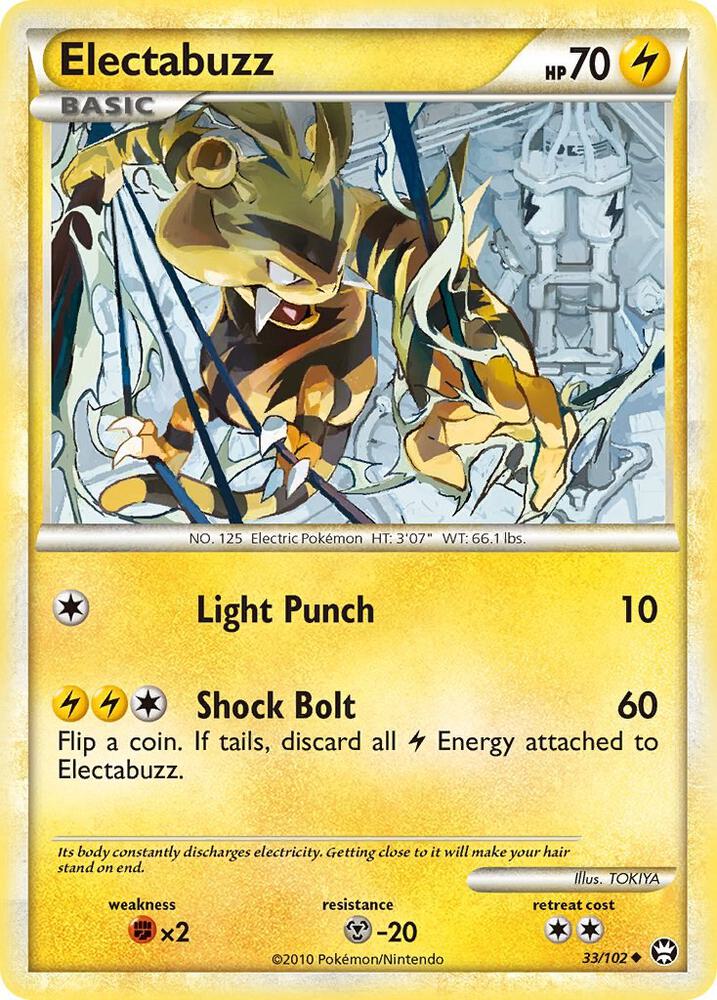 Pokemon Electabuzz 33/102 Triumphant