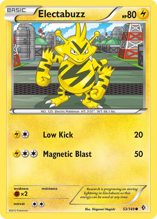Pokemon Electabuzz 53/149 Boundaries Crossed