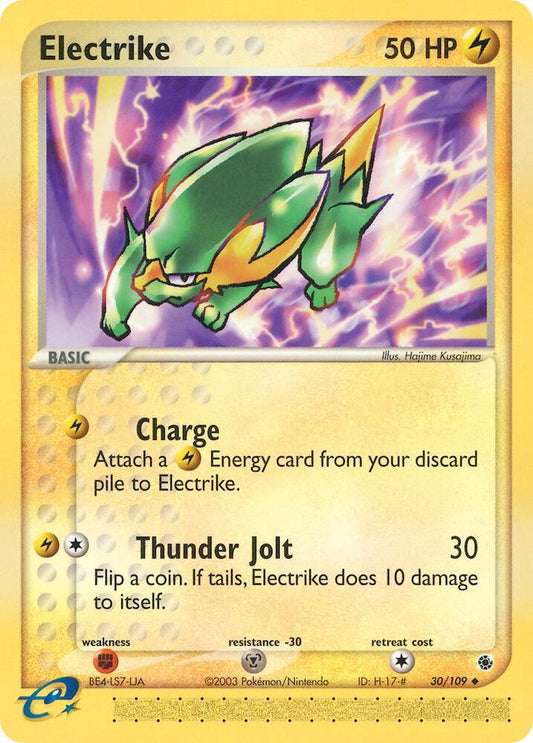 Pokemon Electrike 30/109 EX Ruby & Sapphire