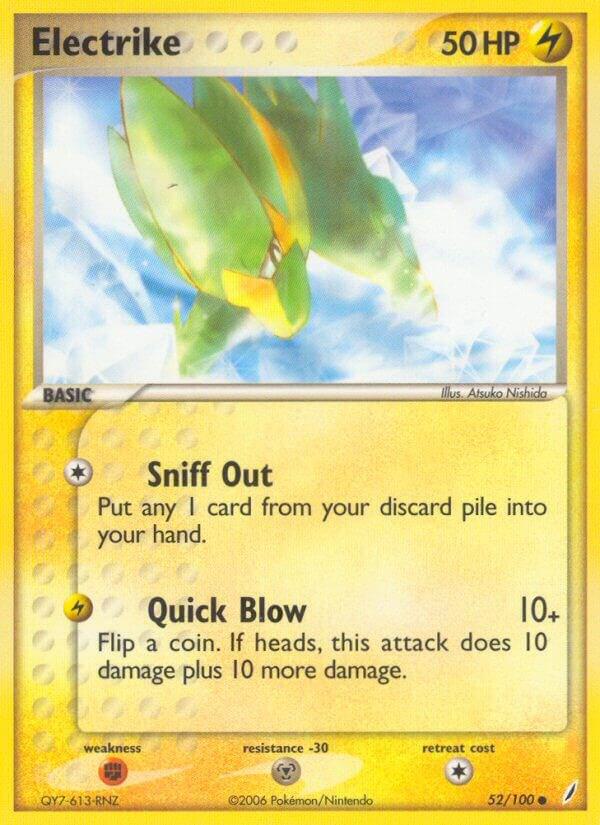 Pokemon Electrike 52/100 Crystal Guardians