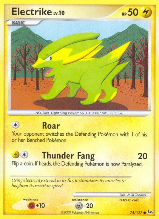 Pokemon Electrike 74/127 Platinum