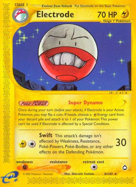 Pokemon Electrode 8/147 Aquapolis