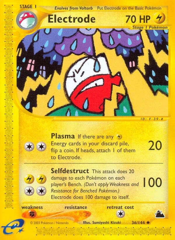 Pokemon Electrode 36/144 Skyridge