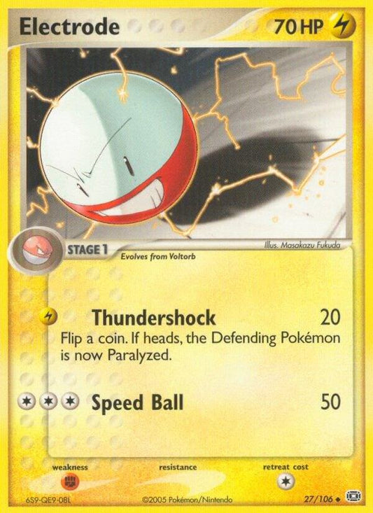 Pokemon Electrode 27/106 Emerald