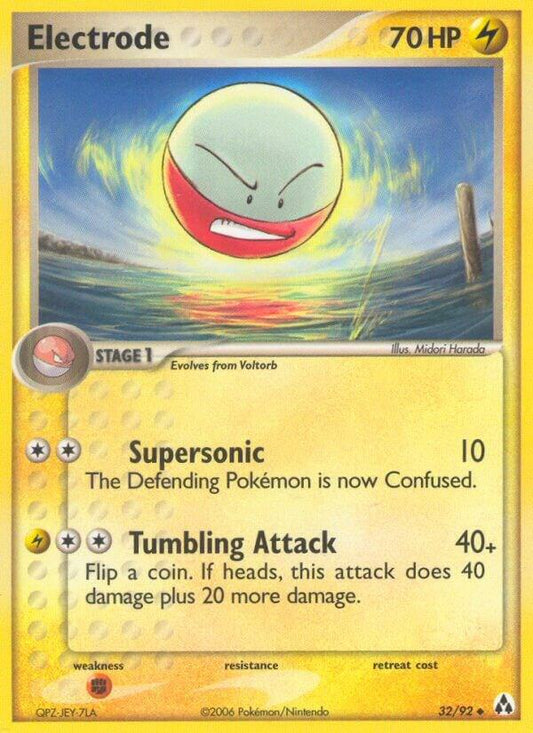 Pokemon Electrode 32/92 Legend Maker