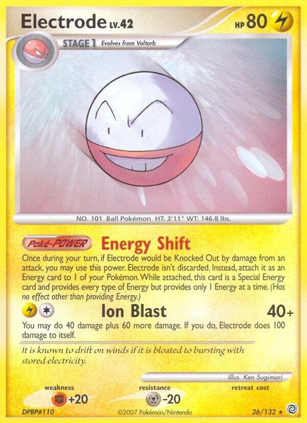 Pokemon Electrode 26/132 Secret Wonders