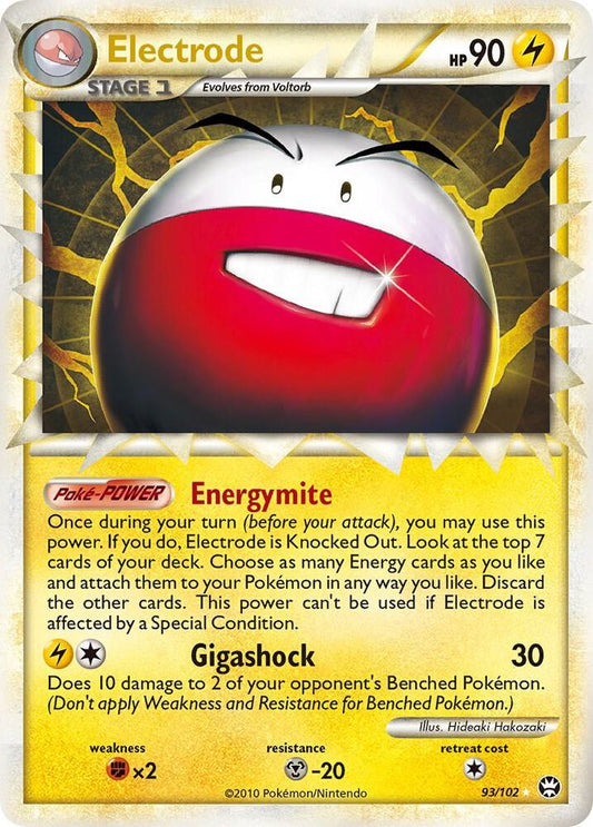 Pokemon Electrode Prime 93/102 Triumphant