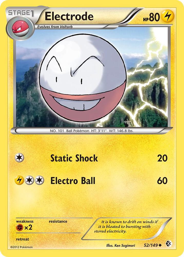 Pokemon Electrode 52/149 Boundaries Crossed