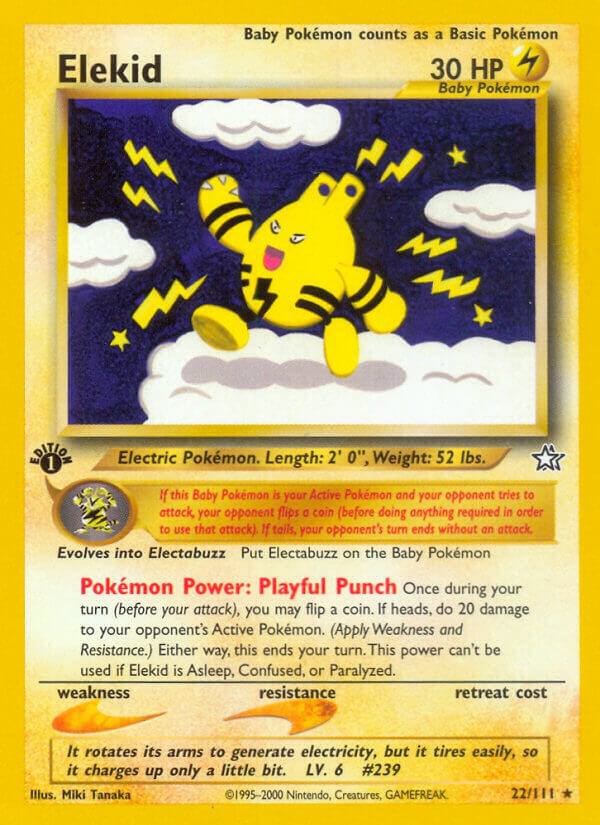 Pokemon Elekid # 22 Neo Genesis