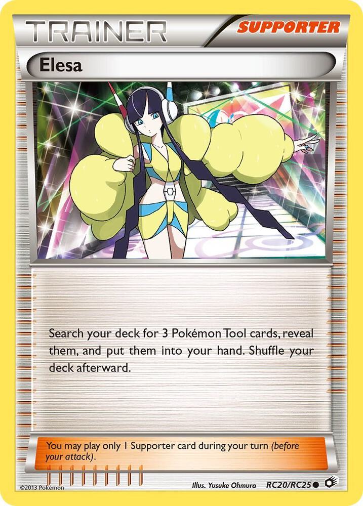 Pokemon Elesa RC20/RC25 Legendary Treasures