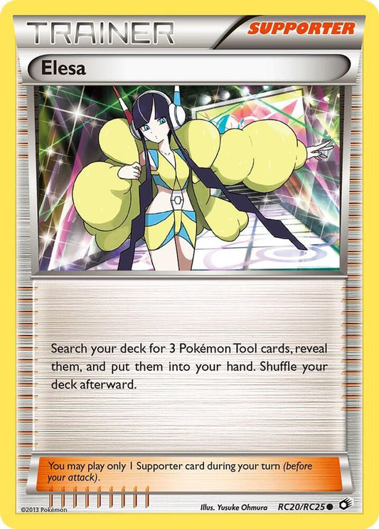 Pokemon Elesa RC20/RC25 Legendary Treasures