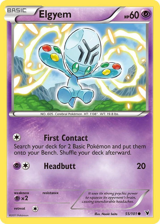 Pokemon Elgyem 55/101 Noble Victories