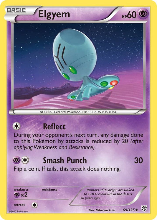 Pokemon Elgyem 69/135 Plasma Storm