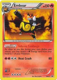 Pokemon Emboar BW21 BW Black Star Promos