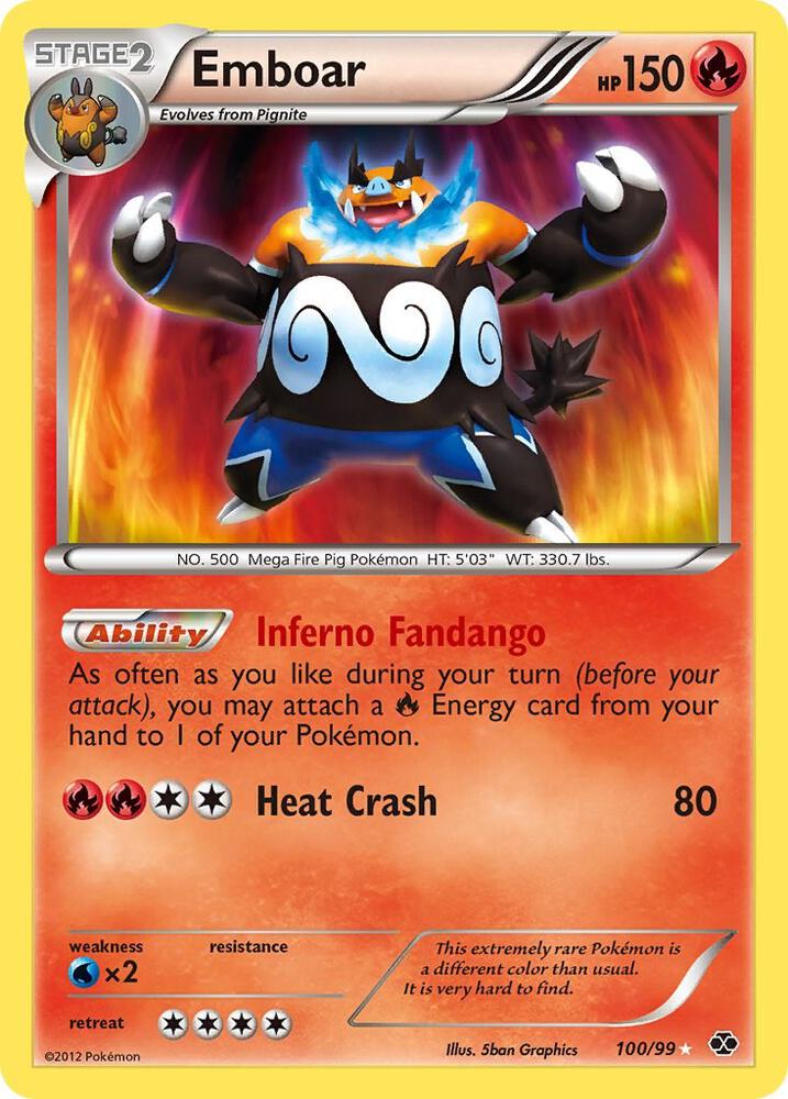 Pokemon Emboar 100/99 Next Destinies