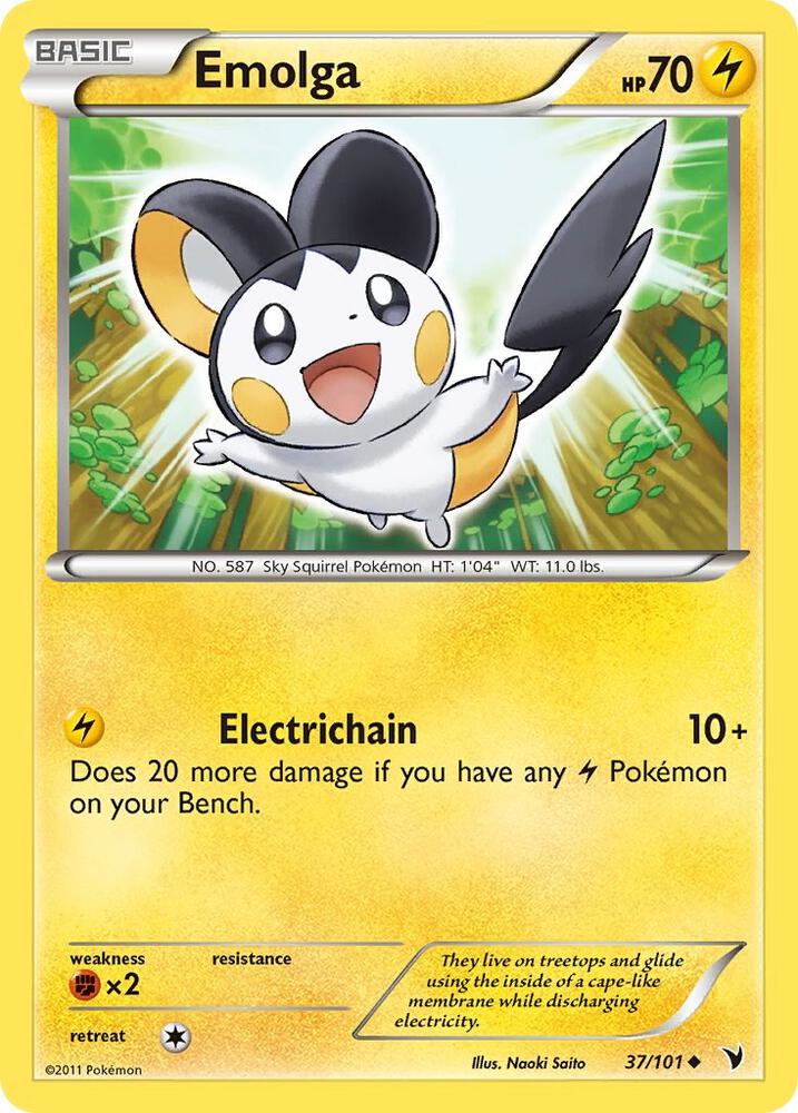 Pokemon Emolga 37/101 Noble Victories