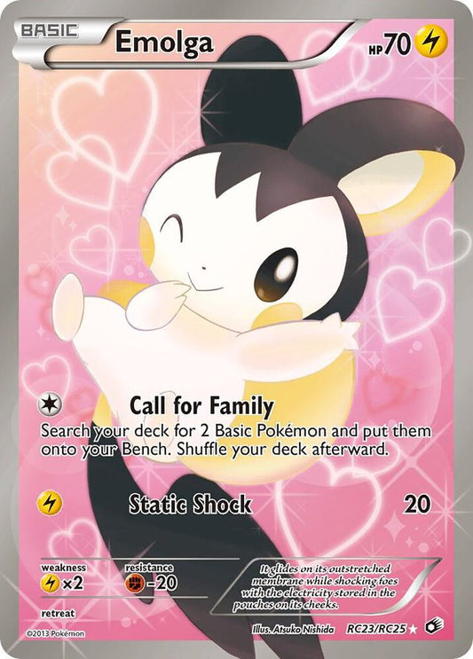 Pokemon Emolga RC23/RC25 Legendary Treasures