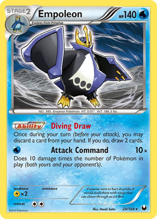 Pokemon Empoleon 29/108 Dark Explorers