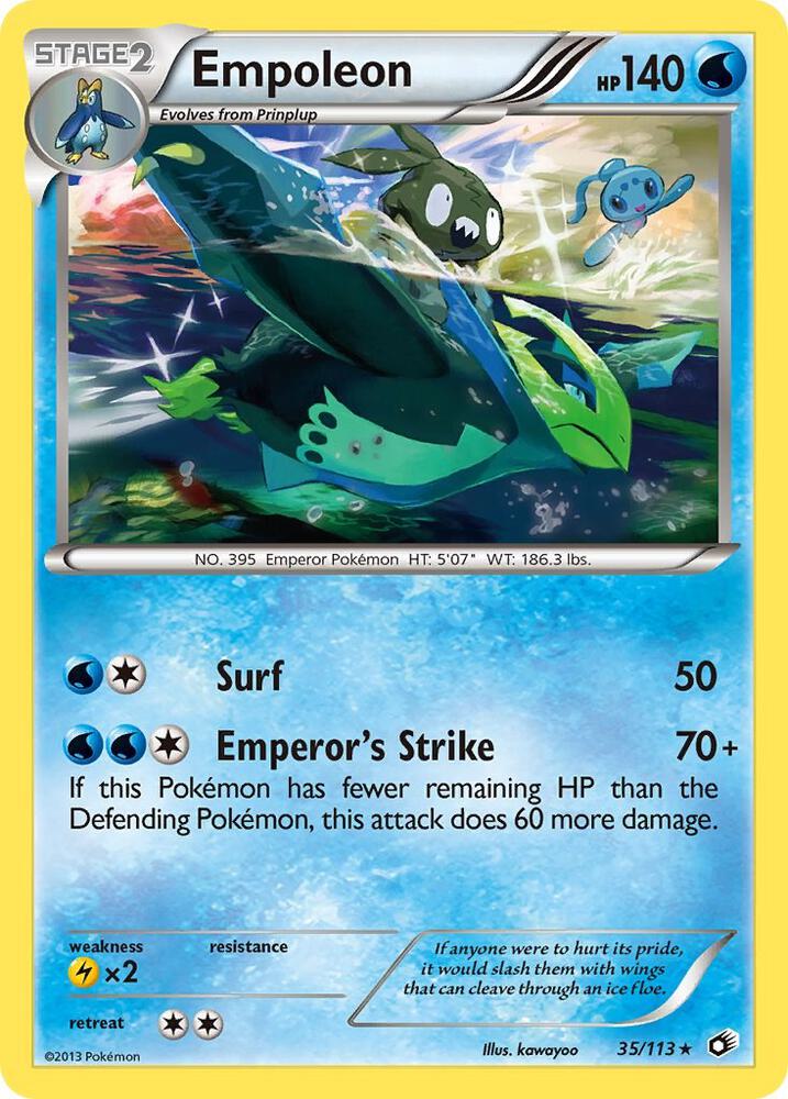 Pokemon Empoleon 35/113 Legendary Treasures