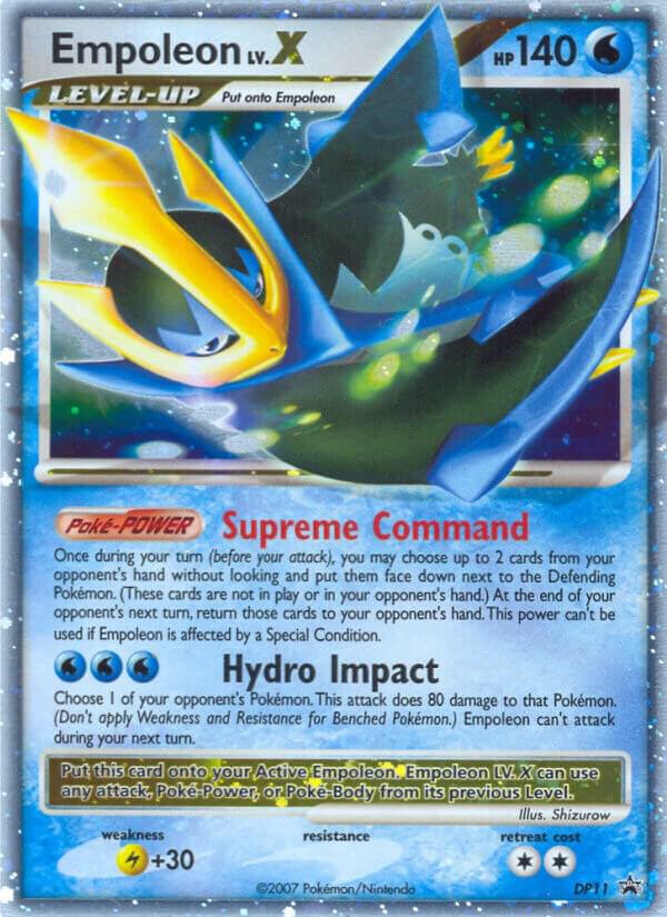 Pokemon Empoleon LV.X DP11 Diamond & Pearl Promos