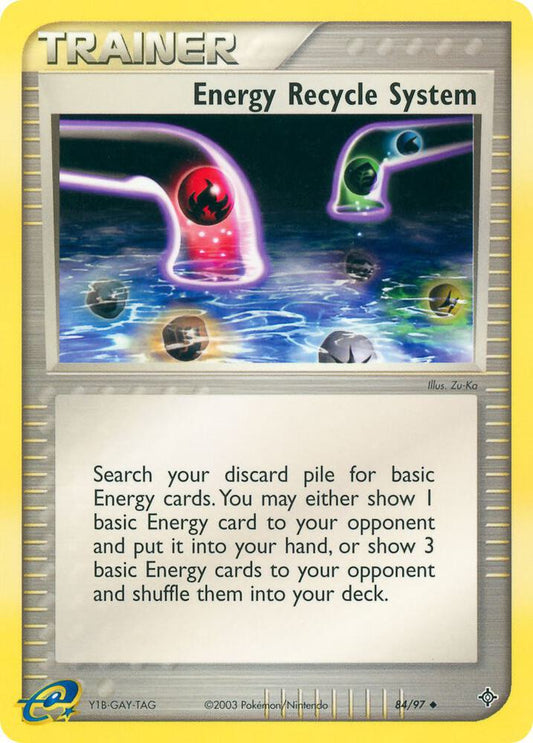 Pokemon Energy Recycle System 84/100 Dragon
