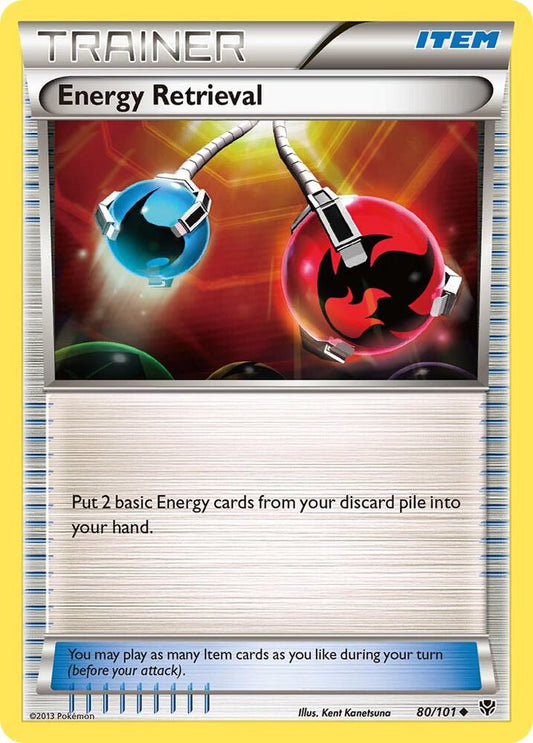Pokemon Energy Retrieval 80/101 Plasma Blast
