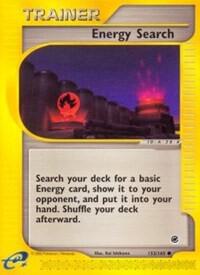 Pokemon Energy Search 153/165 Expedition Base Set