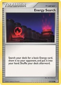 Pokemon Energy Search 117/130 Diamond & Pearl