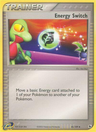 Pokemon Energy Switch 82/109 EX Ruby & Sapphire