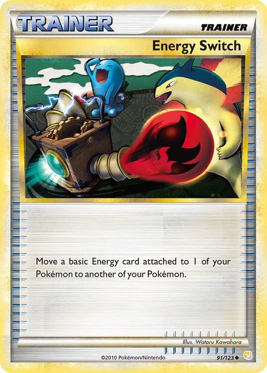Pokemon Energy Switch 91/123 HeartGold & SoulSilver