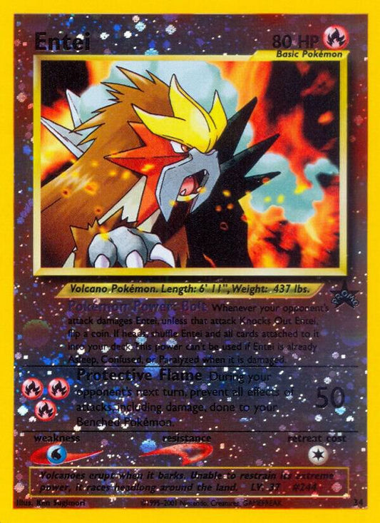 Pokemon Entei #34 WOTC Promo
