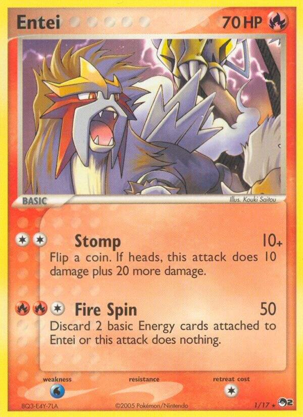 Pokemon Entei 1/17 POP Series 2