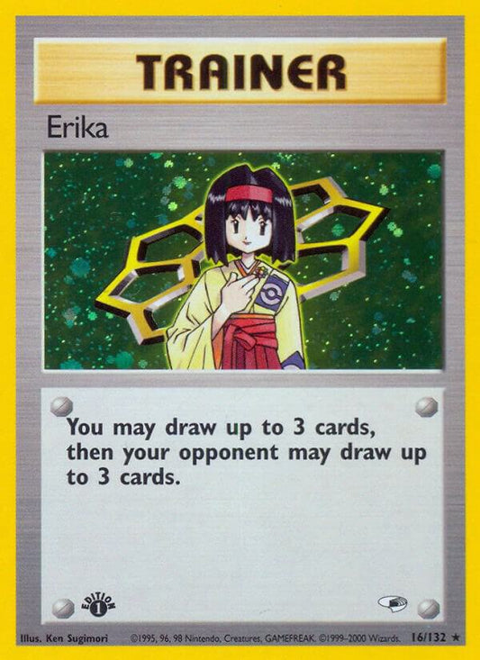 Pokemon Erika 16/132 Gym Heroes