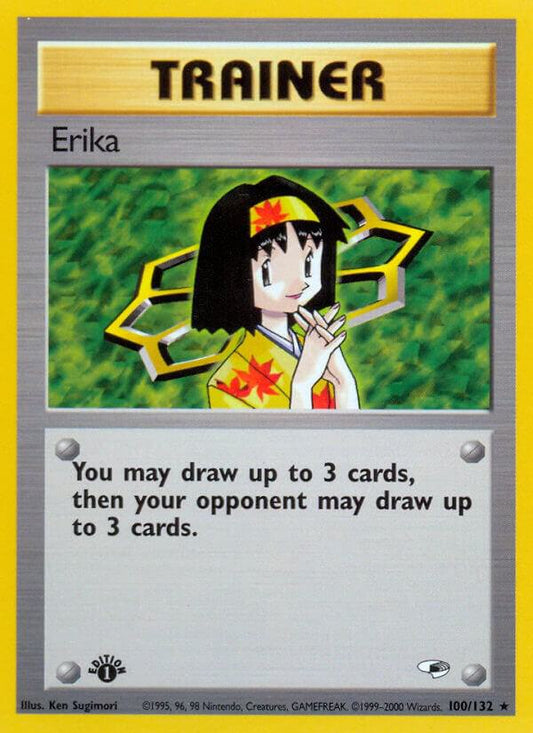 Pokemon Erika 100/132 Gym Heroes