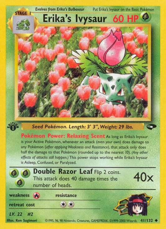 Pokemon  Erika's Ivysaur 41/132 Gym Challenge