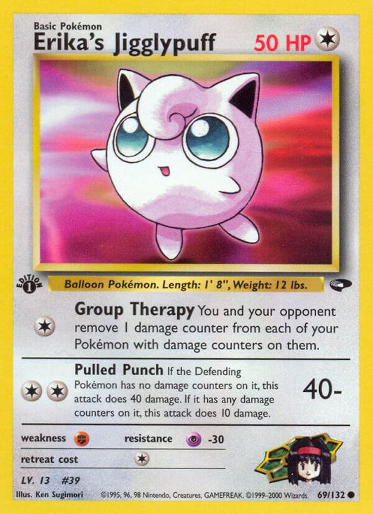 Pokemon  Erika's Jigglypuff 69/132 Gym Challenge